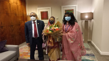 রাষ্ট্রপতি বার্লিন থেকে লন্ডনে পৌঁছেছেন