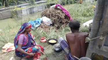 সিরাজগঞ্জে সোয়া দুই লাখ মানুষ পানিবন্দি