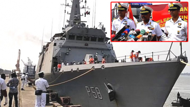 তিন দিনের সফরে ভারতের যুদ্ধ জাহাজ মোংলায়