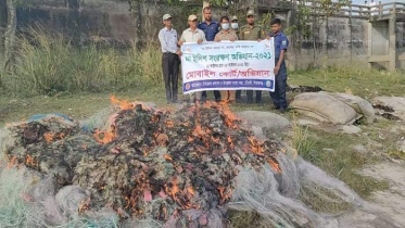 যমুনায় ইলিশ ধরায় ১০ জেলের কারাদণ্ড