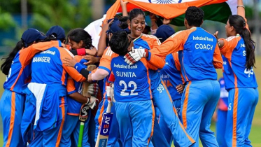 দৃষ্টি প্রতিবন্ধী নারীদের টি-টোয়েন্টি বিশ্বকাপে শিরোপা জিতেছে ভার