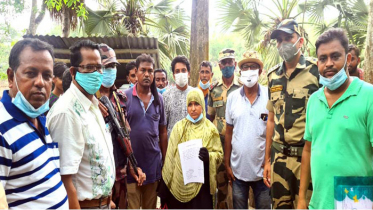 প্রেমের টানে পালিয়ে আসা নারীকে ফেরত দিলো বিজিবি