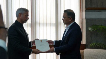 তারেক রহমানের হাতে ভারতের শোকবার্তা তুলে দিলেন জয়শঙ্কর