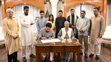 জুলাই সনদে স্বাক্ষর করল এনসিপি, প্রধান উপদেষ্টার ধন্যবাদ