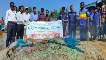 যমুনায় মা-ইলিশ ধরায় ১৯ জেলের কারাদণ্ড