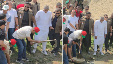 খাল খনন কর্মসূচির উদ্বোধন করলেন প্রধানমন্ত্রী