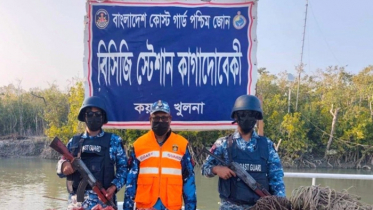 সুন্দরবনে একশ’ কেজি হরিণের মাংস ও ফাঁদ জব্দ