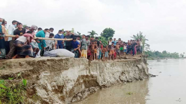 কুড়িগ্রামে নদ-নদীর পানি কমেছে, বেড়েছে ভাঙ্গন 