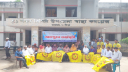 ৬ দফা দাবিতে কালকিনিতে স্বাস্থ্য সহকারীদের অবস্থান কর্মসূচি পালিত