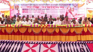 শান্তি সমাবেশ করেছে মানিকগঞ্জ জেলা আওয়ামী লীগ