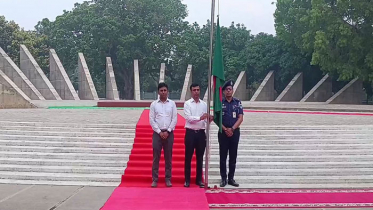 পতাকা উত্তোলনের মধ্যদিয়ে শুরু মুজিবনগর দিবসের আনুষ্ঠানিকতা