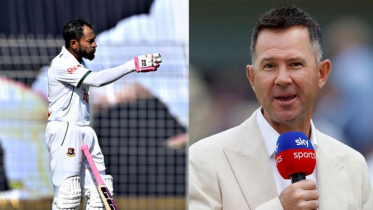 শততম টেস্টে মুশফিককে পন্টিংয়ের শুভেচ্ছা