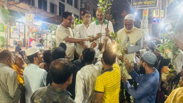 গাছ শুধু অক্সিজেন দেয় না দেয় বেঁচে থাকার প্রেরণা : এড এম এ হান্নান খান