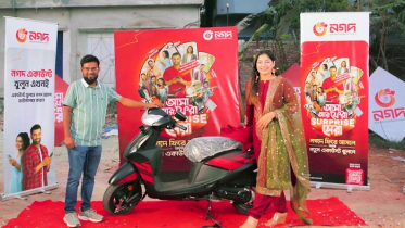 নগদে লেনদেন করে স্কুটি জিতে নিলেন ময়মনসিংহের সোহেল