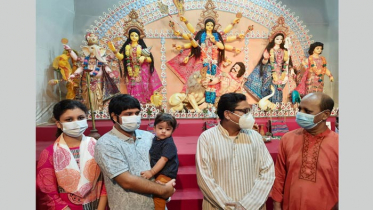 সিংড়ায় প্রতিমন্ত্রী পলকের শারদীয় শুভেচ্ছা বিনিময়