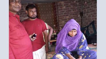 বিয়ের দাবিতে প্রেমিকের বাড়িতে প্রেমিকার অনশন