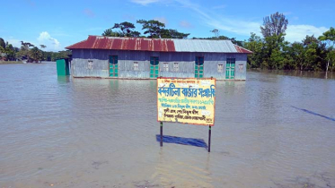 জোয়ারের পানিতে নিঝুমদ্বীপের নিম্নাঞ্চল প্লাবিত