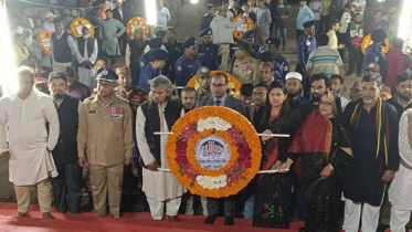 প্রথম প্রহরে নলছিটিতে ভাষা শহীদদের প্রতি শ্রদ্ধা