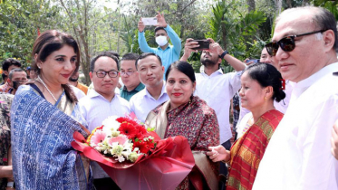 রাবিপ্রবি পরিদর্শন করলেন সংস্কৃতি প্রতিমন্ত্রী