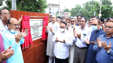 রাজশাহীতে ৬ লেন সড়ক নির্মাণ কাজের ভিত্তিপ্রস্তর স্থাপন