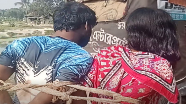 ছাগল চুরির অভিযোগে নারীসহ ২ জনকে গণপিটুনি, থানায় সোপর্দ