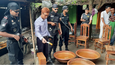 ভেজাল গুড় তৈরির দুই কারখানা শনাক্ত, জরিমানা আদায়