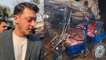 রোহিঙ্গা ক্যাম্প থেকে ফেরার পথে দুর্ঘটনার কবলে ওজিলের গাড়িবহর