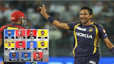সাকিবের সেরা একাদশে নেই গেইল-ডি ভিলিয়ার্স