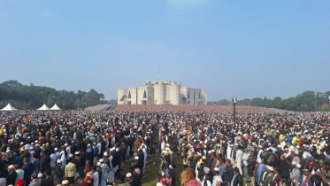 খালেদা জিয়ার জানাজা: ছবিতে মানিক মিয়া অ্যাভিনিউ