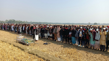 হাজারো মানুষের চোখের জলে সাজিদের শেষ বিদায়