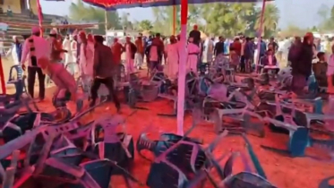 শেরপুরে চেয়ারে বসা নিয়ে বিএনপি-জামায়াত সংঘর্ষ, আহত ৩০