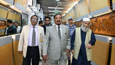 খামেনির জানাজায় অংশ নিতে ঢাকা ছাড়লেন স্পিকার 