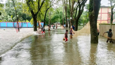 মাসের ব্যবধানে আবারও সিলেটে বন্যা