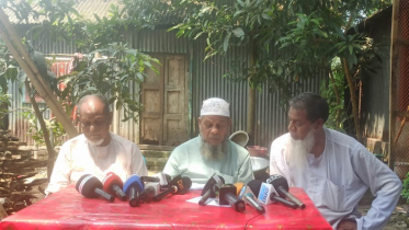 ঘাটাইলে বসতবাড়িতে হামলা ও দেয়াল ভাঙচুরের অভিযোগে সংবাদ সম্মেলন