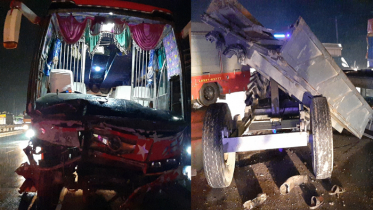 টাঙ্গাইলে বাস-লরি সংঘর্ষে নিহত ২
