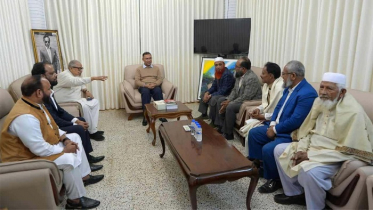 তারেক রহমানের সাথে ১২ দলীয় ও সমমনা জোটের বৈঠক