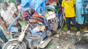 ঠাকুরগাঁওয়ে অটোরিকশা-মোটরসাইকেলে ধাক্কা পিকআপের, নিহত ২