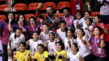 মালদ্বীপকে উড়িয়ে সাফ ফুটসালে প্রথম শিরোপা জিতলো বাংলাদেশ