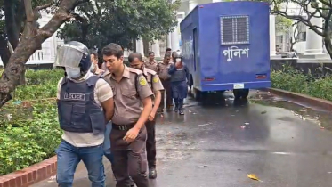 আবু সাঈদ হত্যা: ট্রাইব্যুনালে হাজির করা হলো ৬ আসামিকে আবু সাঈদ হত্যা: ট্রাইব্যুনালে হাজির করা হলো ৬ আসামিকে