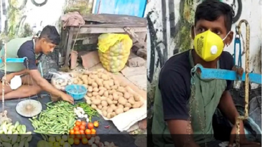 করোনার থাবায় প্রতিভাবান ফুটবলার এখন সবজি বিক্রেতা