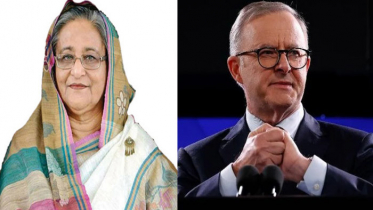 অস্ট্রেলিয়ায় নির্বাচনে জয়ী আলবানিজকে প্রধানমন্ত্রীর অভিনন্দন