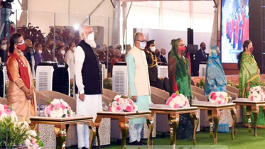 সুবর্ণজয়ন্তীর উৎসবে নরেন্দ্র মোদি