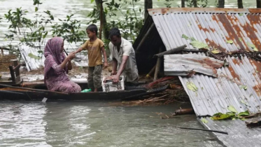 বন্যায় ক্ষতিগ্রস্থদের জন্য চাল, টিন ও ২ কোটি টাকা বরাদ্দ