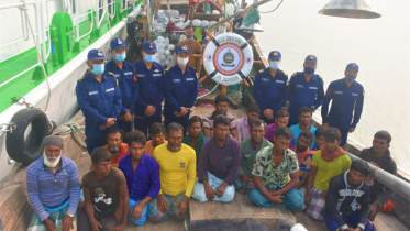 বঙ্গোপসাগরে নিখোঁজ ১৯ জেলেকে উদ্ধার