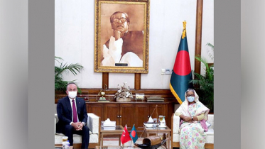 রোহিঙ্গা প্রত্যাবাসনে তুরস্কের সম্পৃক্ততার আহ্বান প্রধানমন্ত্রীর