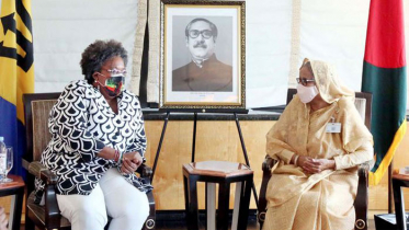 বার্বাডোজের প্রধানমন্ত্রী মোটলির শেখ হাসিনার সঙ্গে সাক্ষাৎ