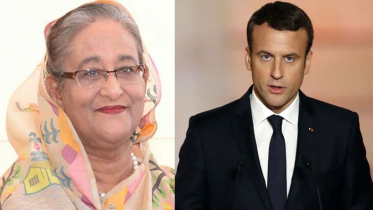 ম্যাকরনকে শুভেচ্ছা জানালেন প্রধানমন্ত্রী