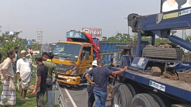 এক্সপ্রেসওয়েতে ট্রাক চাপায় পথচারীর মৃত্যু