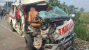 ভাঙ্গায় ট্রাক-অ্যাম্বুলেন্স মুখোমুখি সংঘর্ষ, ভাইবোনসহ নিহত ৩