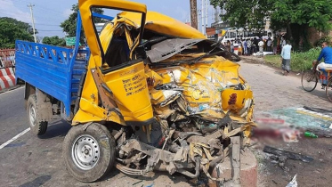 ধামরাইয়ে বাস-পিকআপ সংঘর্ষে ৩ জন নিহত